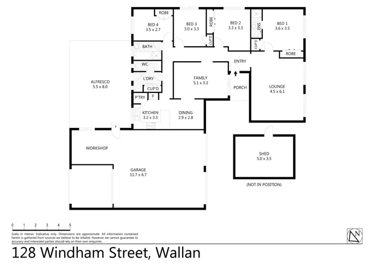 Floorplan of Homely house listing, 128 Windham Street, Wallan VIC 3756