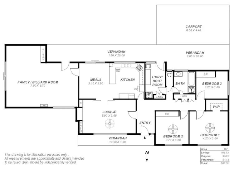 Floorplan of Homely rural property listing, 231 Whites Road, Flaxley SA 5153