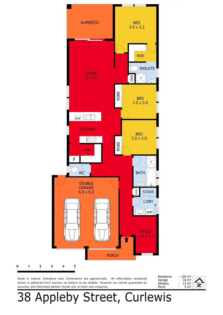 Floorplan of Homely house listing, 38 Appleby Street, Curlewis VIC 3222