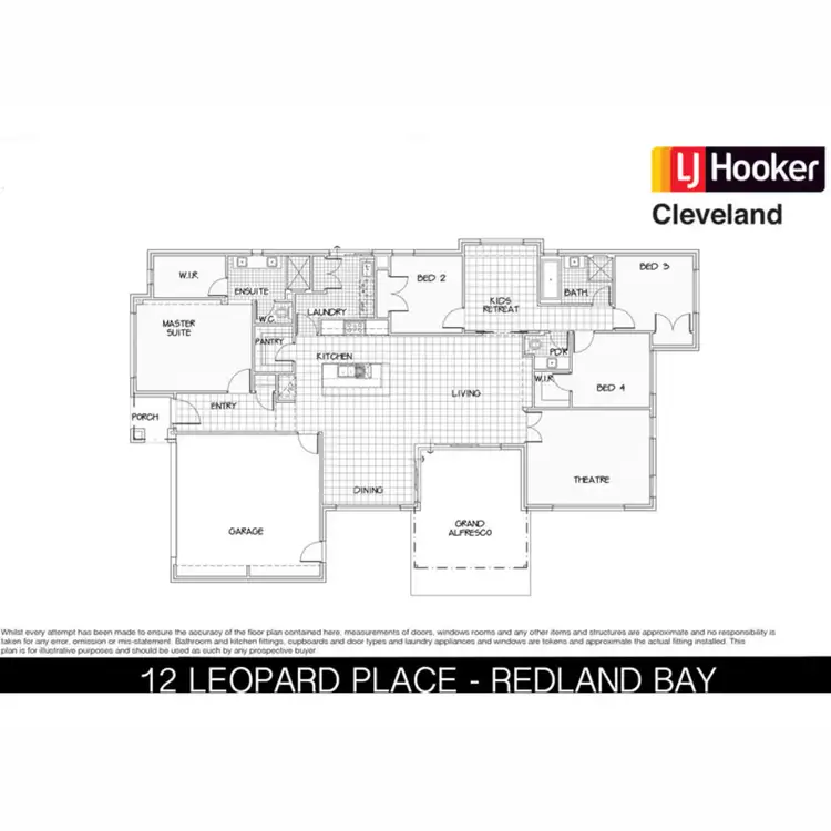 Floorplan of Homely house listing, 12 Leopard Place, Redland Bay QLD 4165
