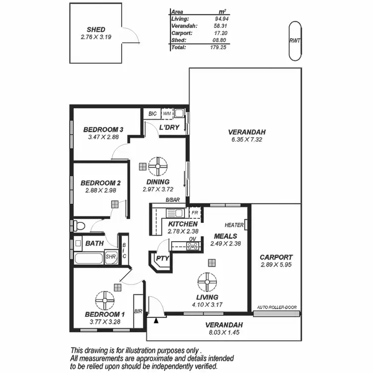 Floorplan of Homely house listing, 286 Martins Road, Parafield Gardens SA 5107