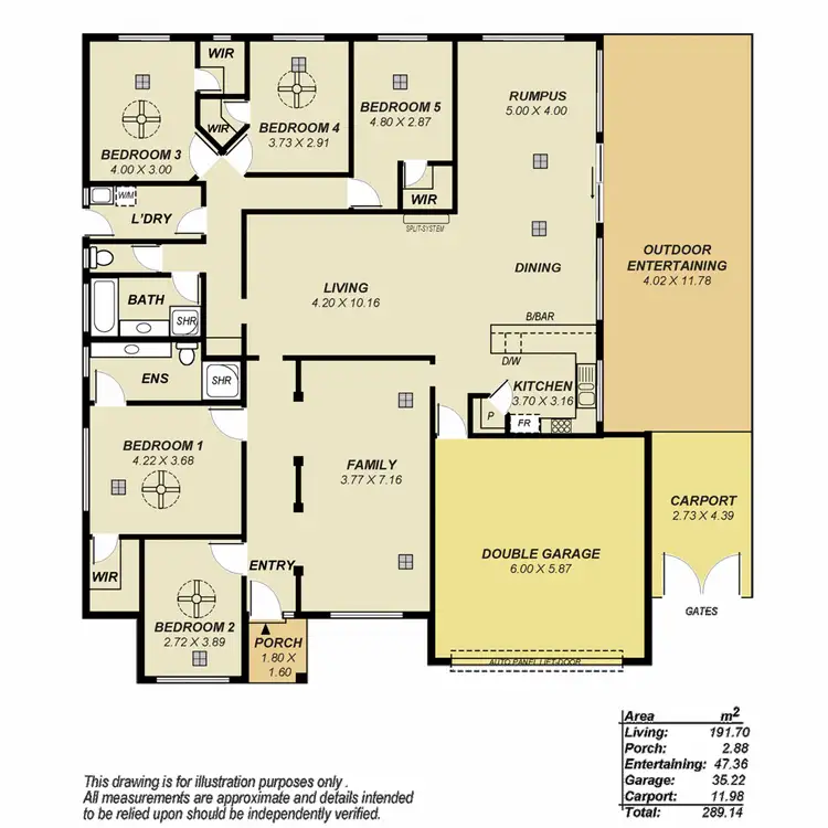 Floorplan of Homely house listing, 4 Strathmore Avenue, Smithfield SA 5114