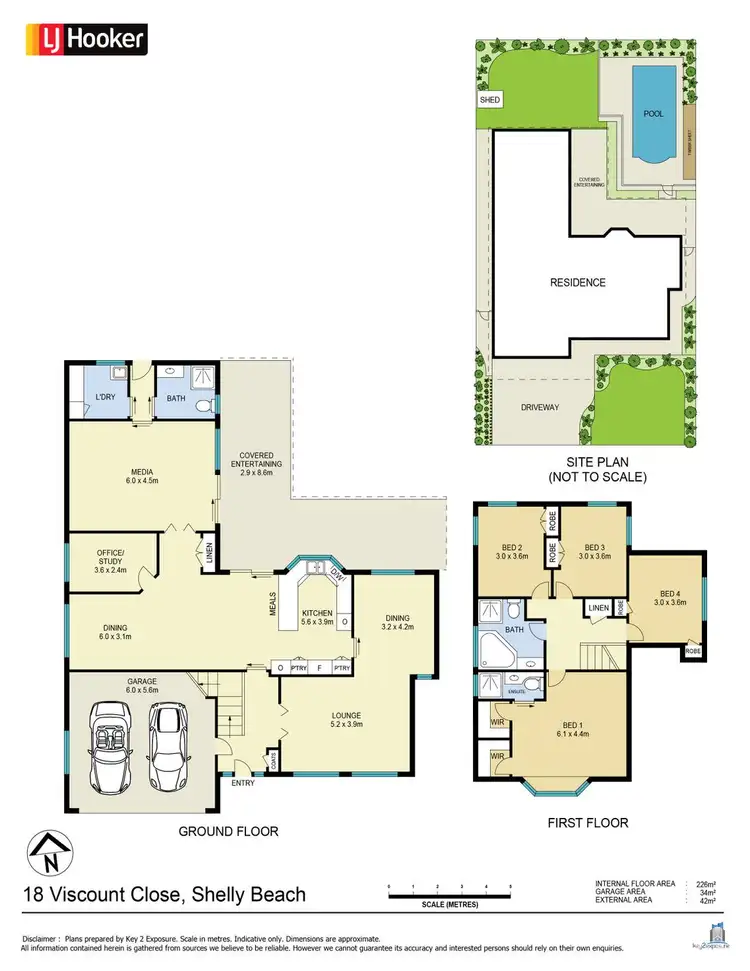 Floorplan of Homely house listing, 18 Viscount Close, Shelly Beach NSW 2261