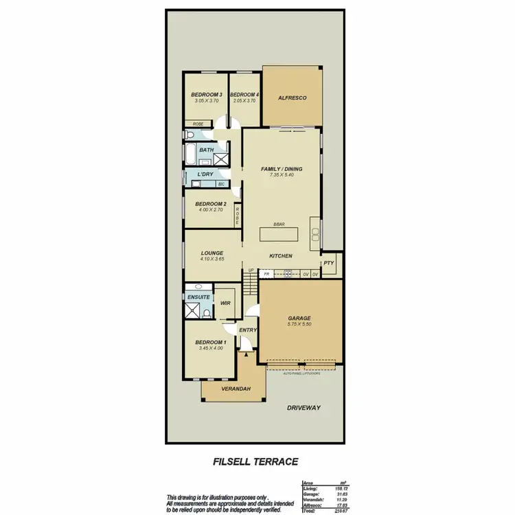 Floorplan of Homely house listing, 21 Filsell Terrace, Gawler South SA 5118