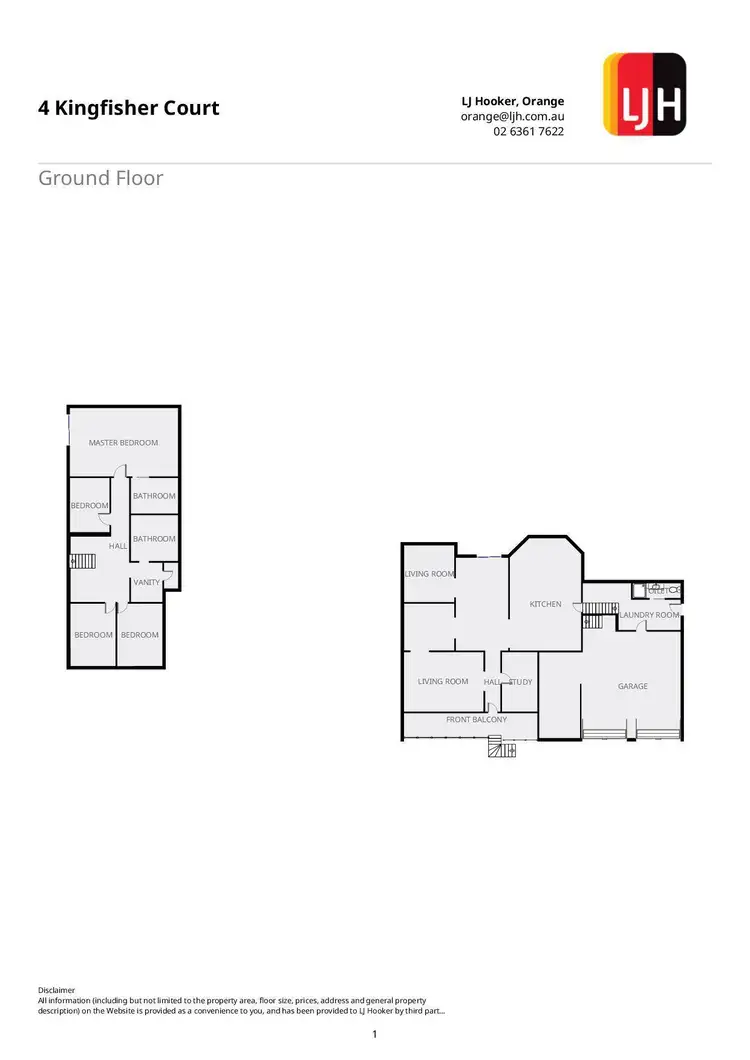 Floorplan of Homely house listing, 4 Kingfisher Court, Orange NSW 2800