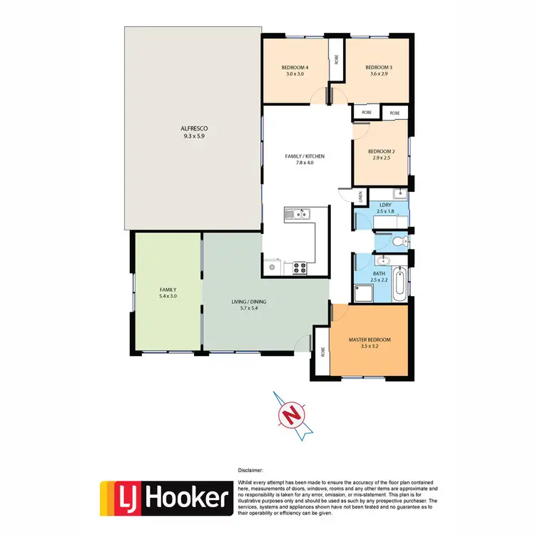 Floorplan of Homely house listing, 14 Dunkley Court, Rooty Hill NSW 2766