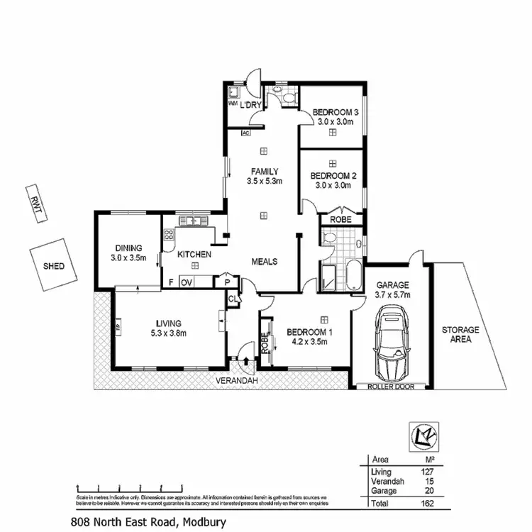 Floorplan of Homely house listing, 808 North East Road, Modbury SA 5092