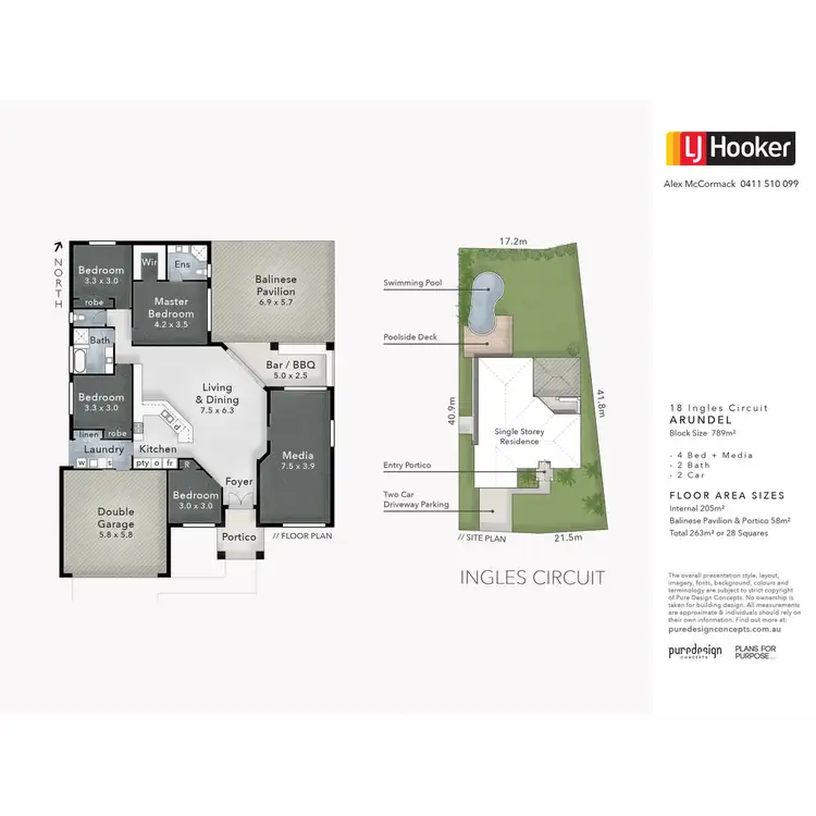 Floorplan of Homely house listing, 18 Ingles Circuit, Arundel QLD 4214