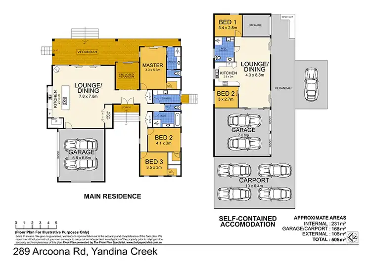 Floorplan of Homely house listing, 289 Arcoona Road, Yandina Creek QLD 4561