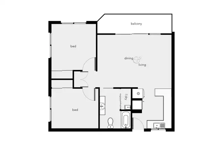 Floorplan of Homely apartment listing, 9/2 Mayers Street, Manunda QLD 4870