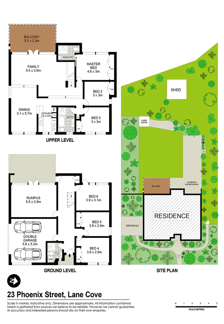 Floorplan of Homely house listing, 23 Phoenix Street, Lane Cove NSW 2066