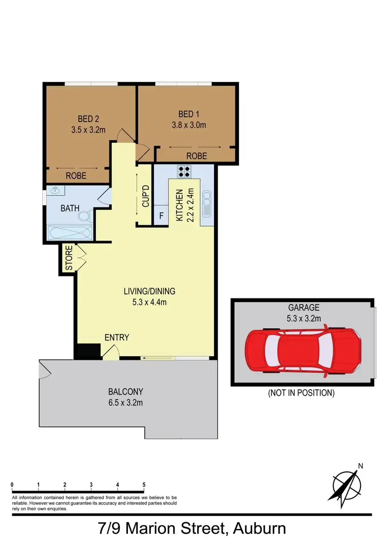 Floorplan of Homely apartment listing, 7/9 Marion St, Auburn NSW 2144