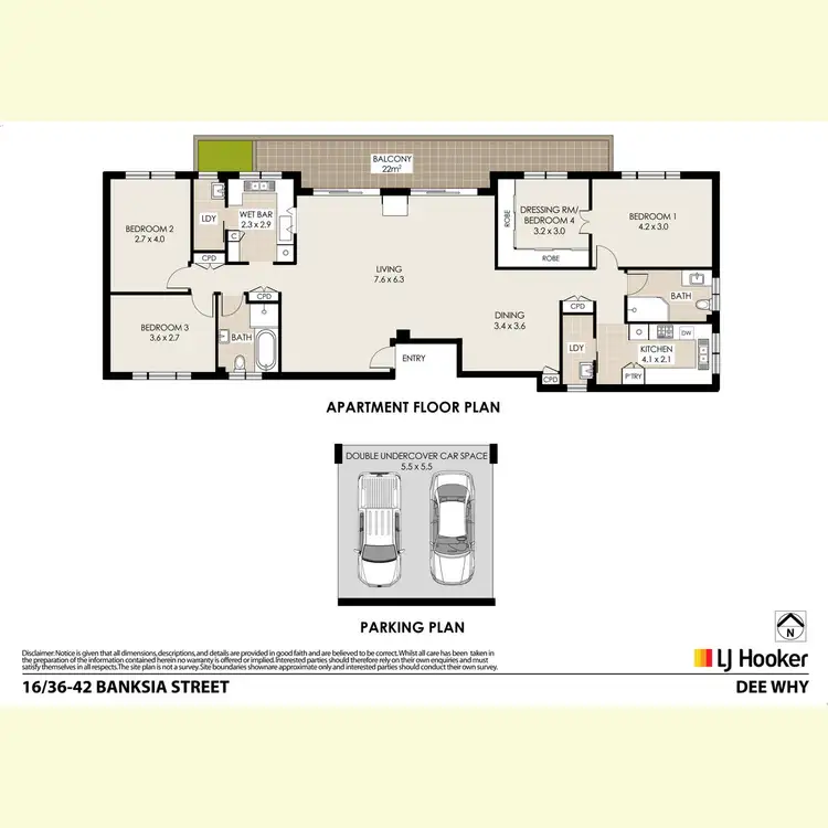 Floorplan of Homely apartment listing, 16/36 Banksia Street, Dee Why NSW 2099
