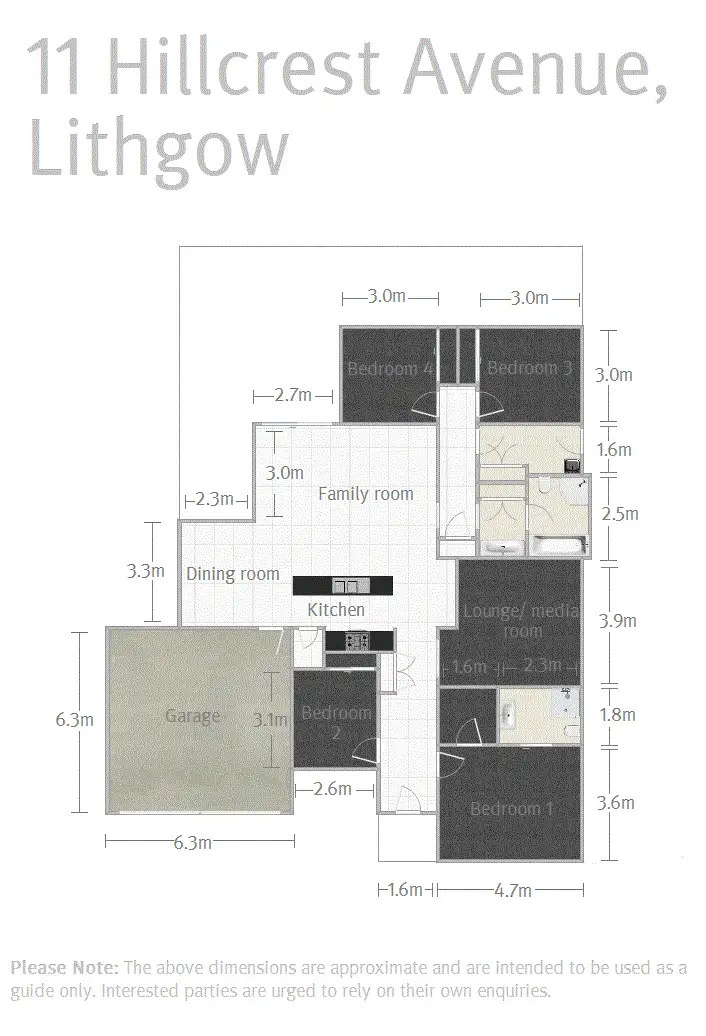 Floorplan of Homely house listing, 11 Hillcrest Avenue, Lithgow NSW 2790