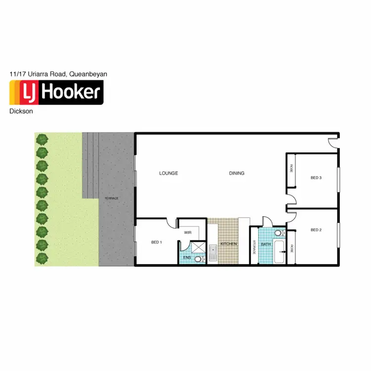 Floorplan of Homely apartment listing, B11/17 Uriarra Road, Queanbeyan NSW 2620