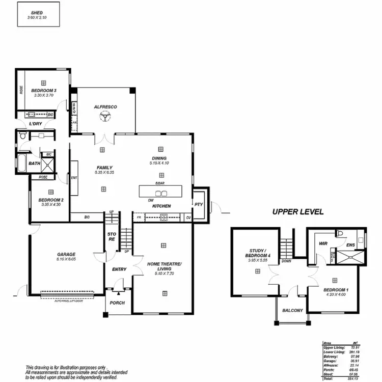 Floorplan of Homely house listing, 1 Guesthouse Court, Walkley Heights SA 5098