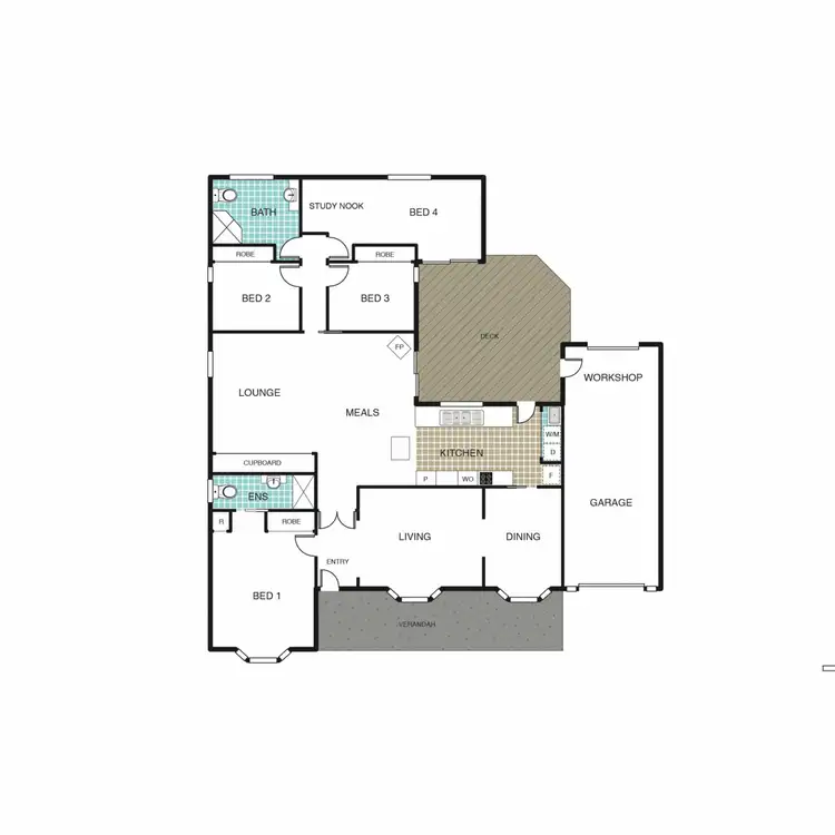 Floorplan of Homely house listing, 222 Ellerston Avenue, Isabella Plains ACT 2905
