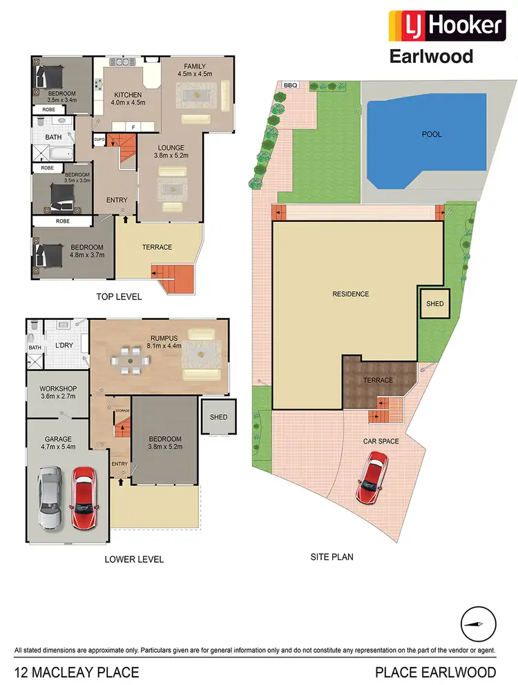 Floorplan of Homely house listing, 12 Macleay Place, Earlwood NSW 2206