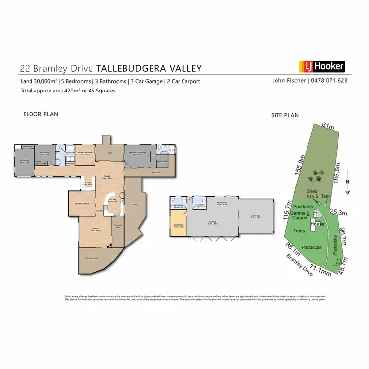 Floorplan of Homely house listing, 22 Bramley Drive, Tallebudgera Valley QLD 4228