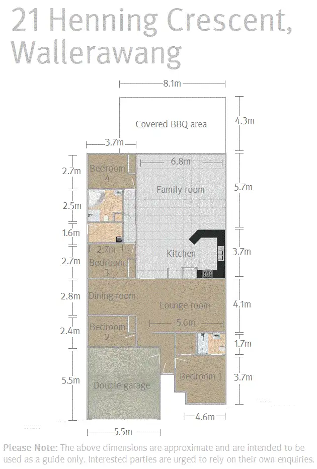 Floorplan of Homely house listing, 21 Henning Crescent, Wallerawang NSW 2845