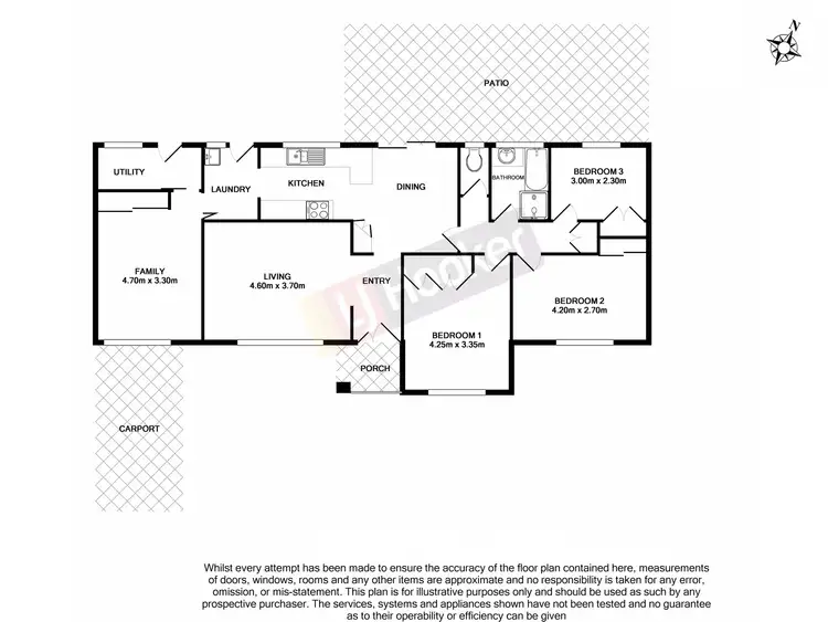 Floorplan of Homely house listing, 3 Cerbera Place, Algester QLD 4115