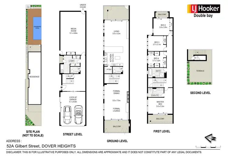 Floorplan of Homely house listing, 52a Gilbert Street, Dover Heights NSW 2030