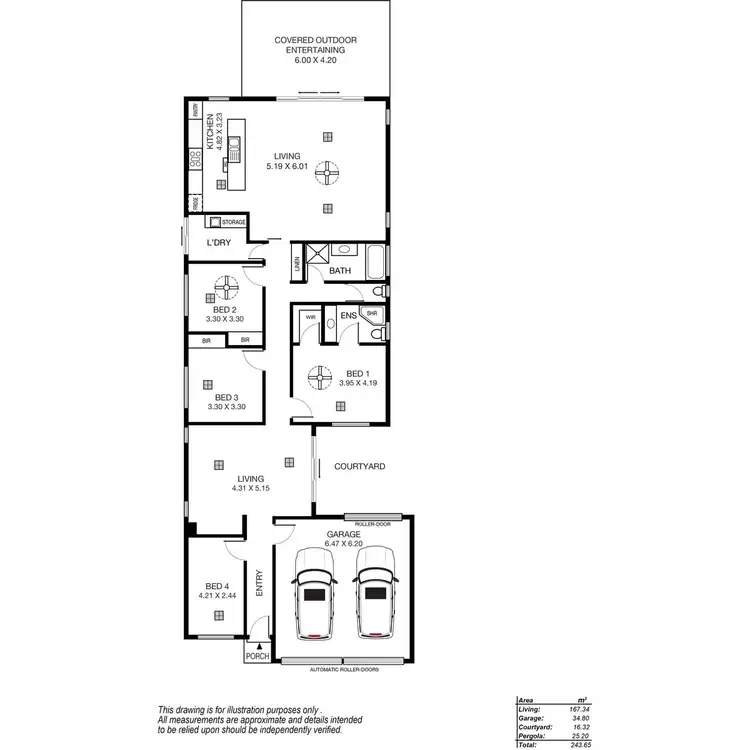 Floorplan of Homely house listing, 16A Barons Street, Tranmere SA 5073