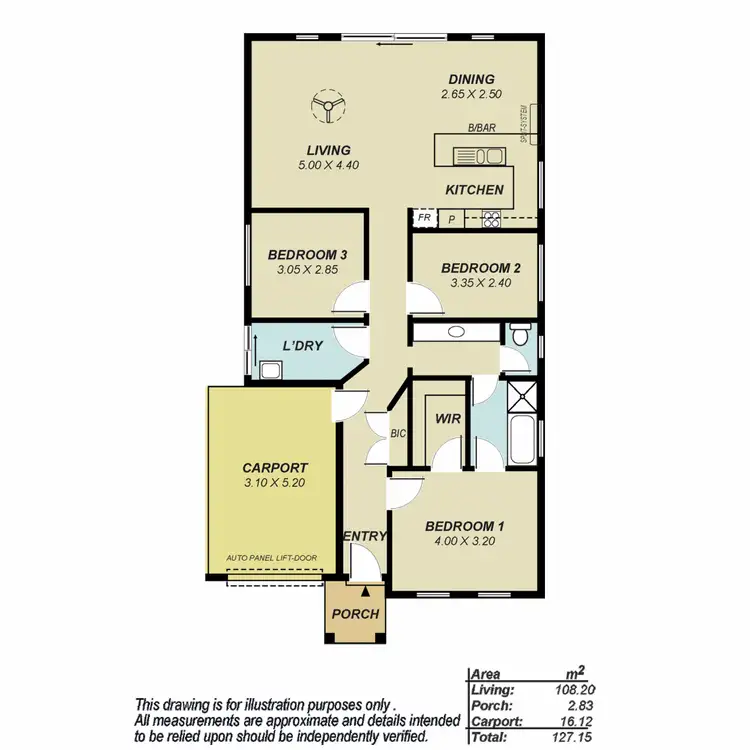 Floorplan of Homely house listing, 7 Burley Griffin Drive, Andrews Farm SA 5114
