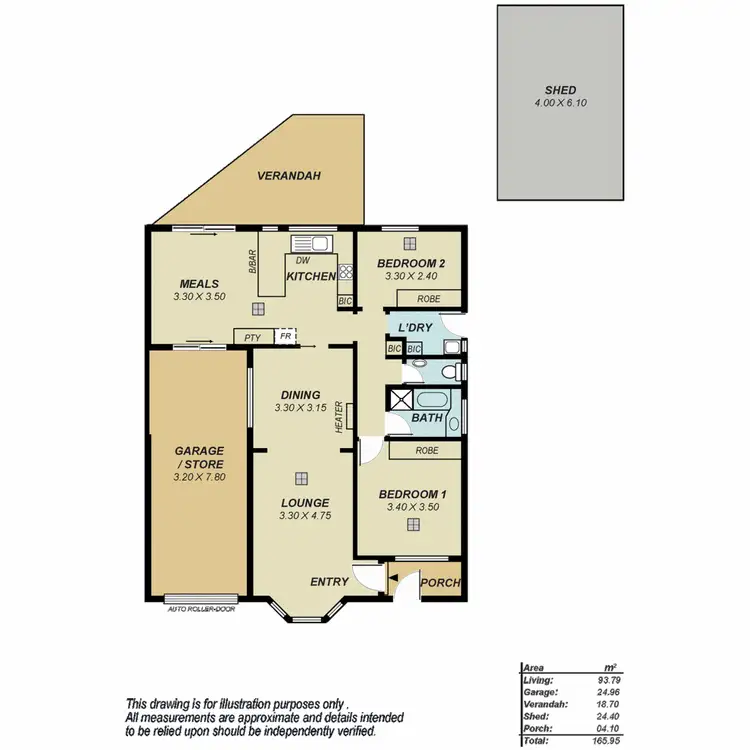 Floorplan of Homely house listing, 1 Naomi Way, Athelstone SA 5076