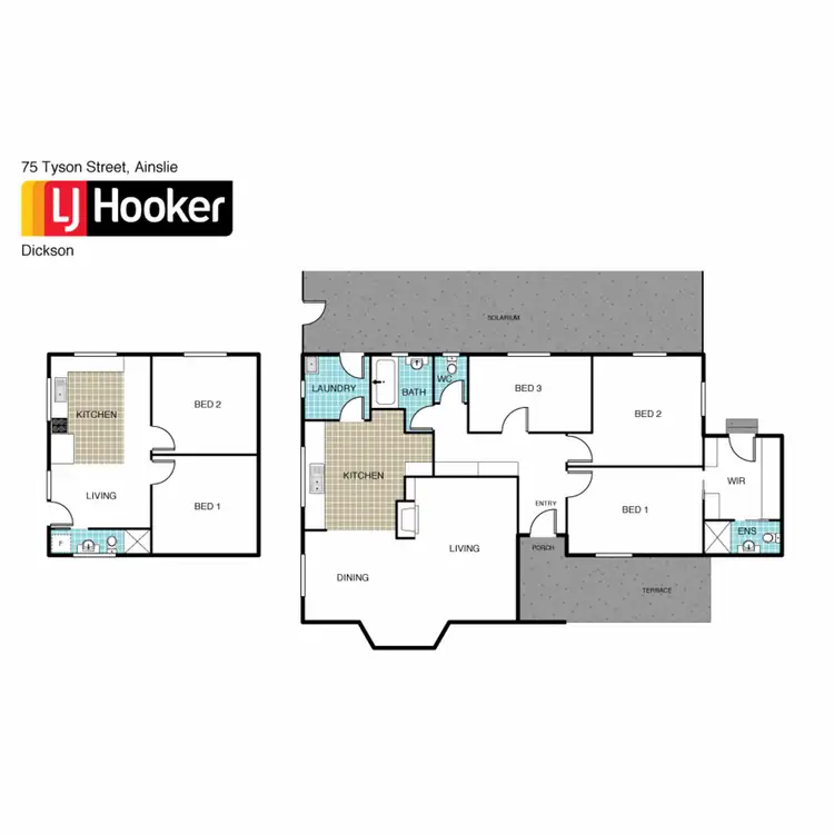 Floorplan of Homely house listing, 75 Tyson Street, Ainslie ACT 2602