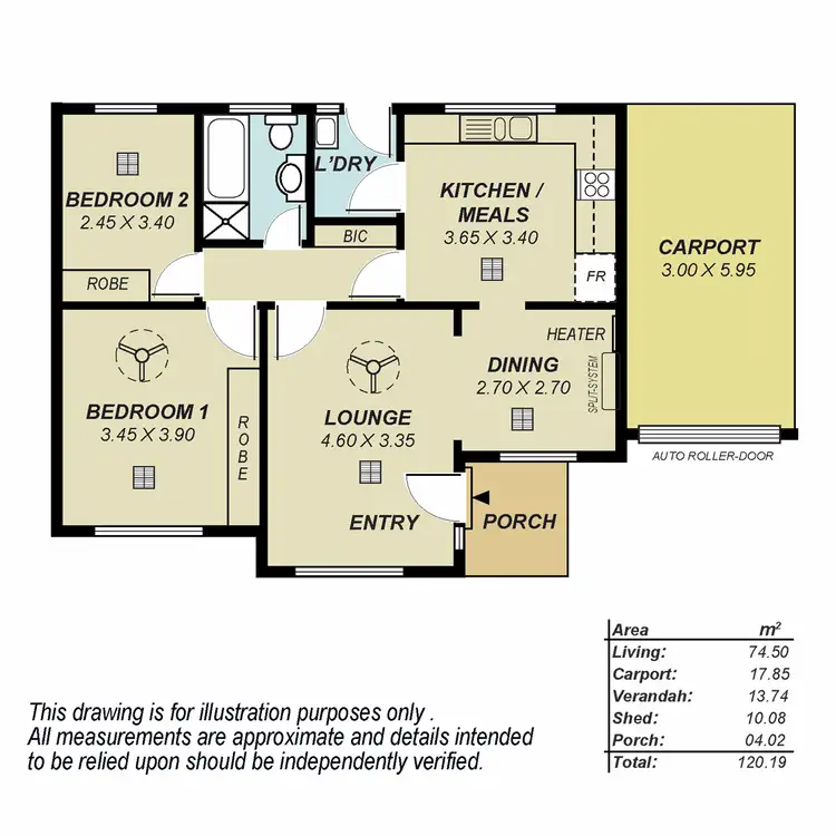 Floorplan of Homely house listing, Unit 10/1 Hazel Road, Salisbury East SA 5109