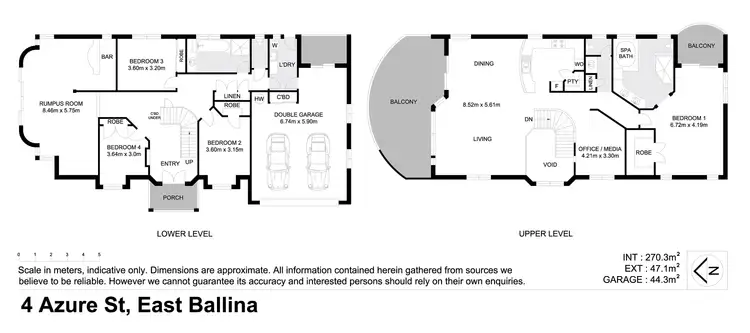 Floorplan of Homely house listing, 4 Azure Street, East Ballina NSW 2478