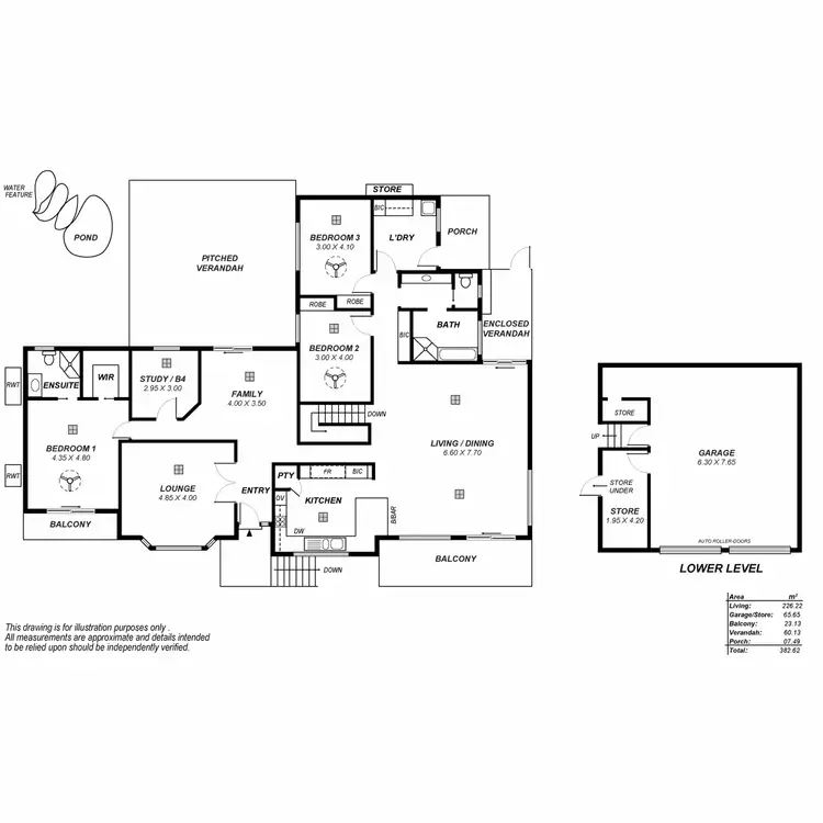 Floorplan of Homely house listing, 9 Kempson Court, Wynn Vale SA 5127