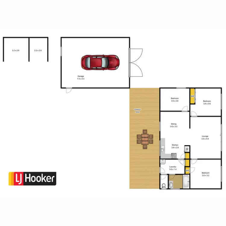 Floorplan of Homely house listing, 15 Mcalister Street, Stratford VIC 3862