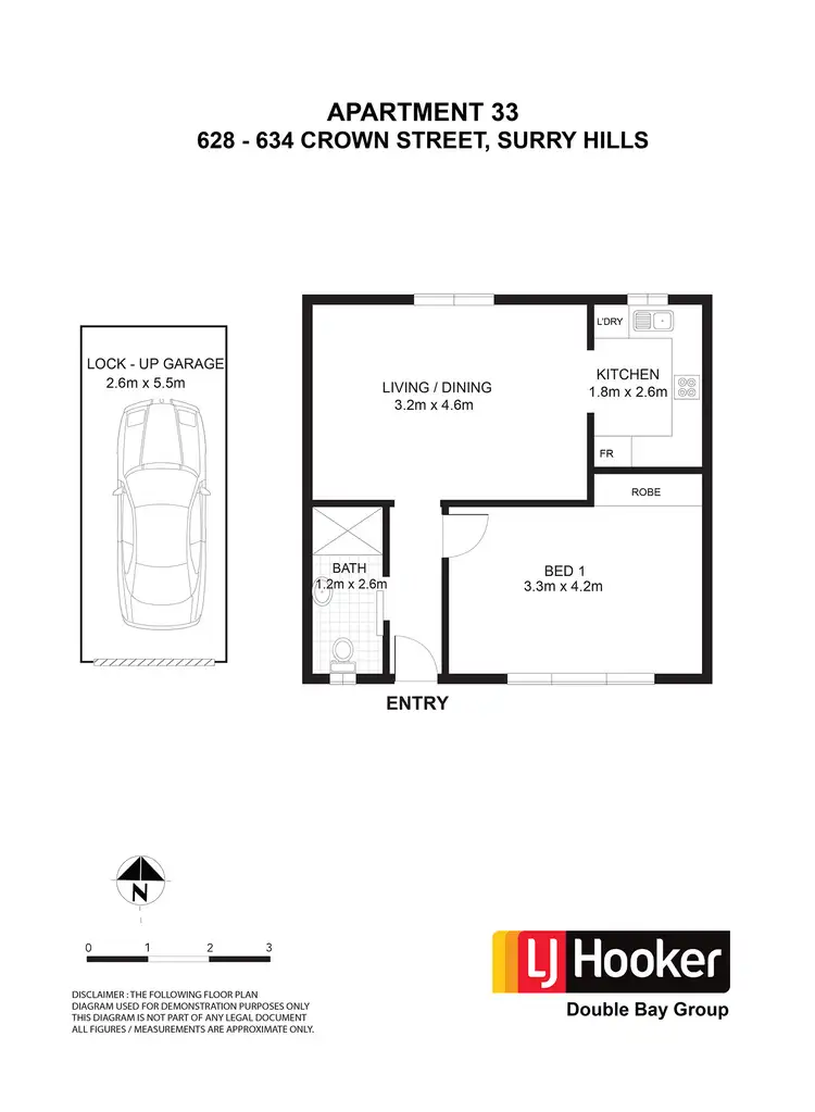 Floorplan of Homely apartment listing, 33/628-634 Crown Street, Surry Hills NSW 2010