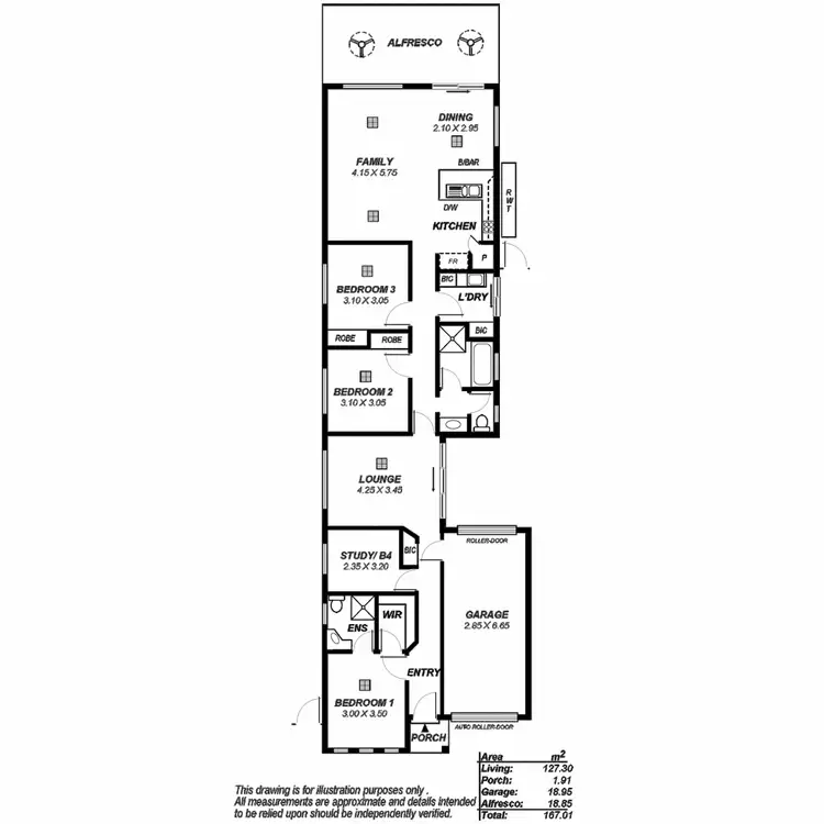 Floorplan of Homely house listing, 15 Stuart Street, Hillcrest SA 5086