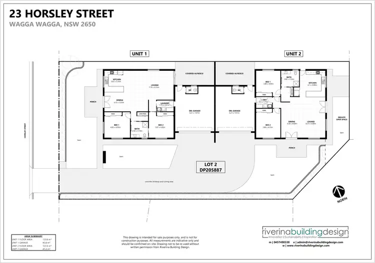 Floorplan of Homely unit listing, 23 Horsley Street, Kooringal NSW 2650