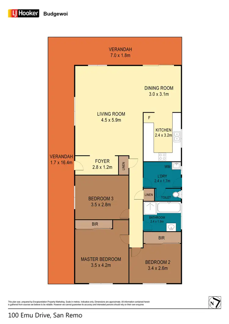 Floorplan of Homely house listing, 100 Emu Drive, San Remo NSW 2262