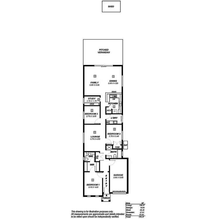 Floorplan of Homely house listing, 23A Vasey Street, Greenacres SA 5086