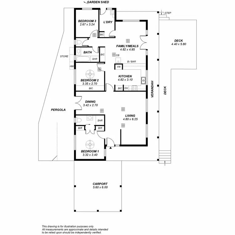 Floorplan of Homely house listing, 6 Sandercock Road, Crafers SA 5152