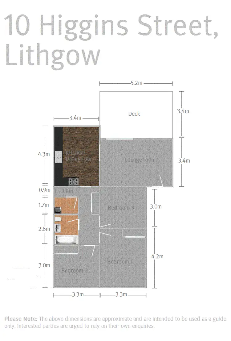 Floorplan of Homely house listing, 10 Higgins Street, Lithgow NSW 2790