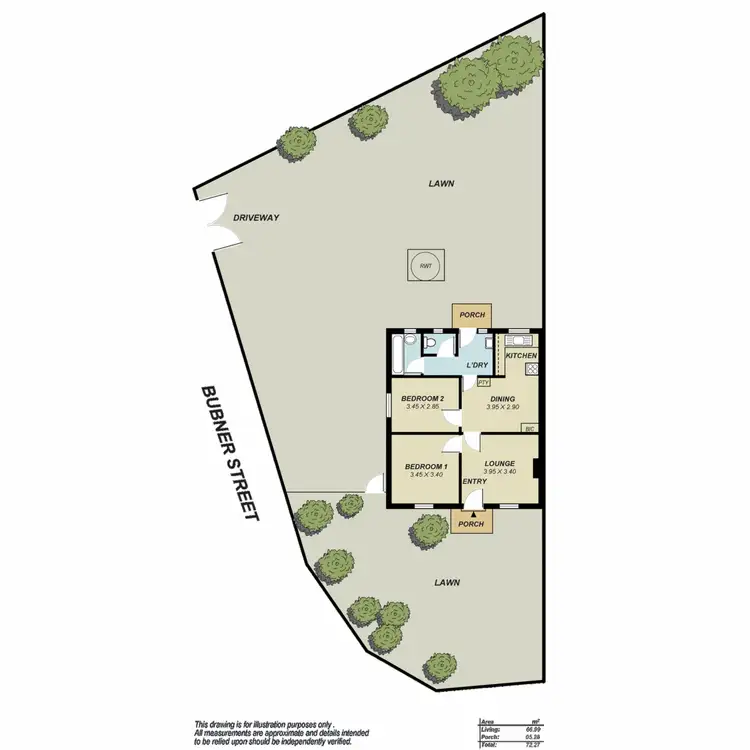 Floorplan of Homely house listing, 47 Bubner Street, Elizabeth South SA 5112
