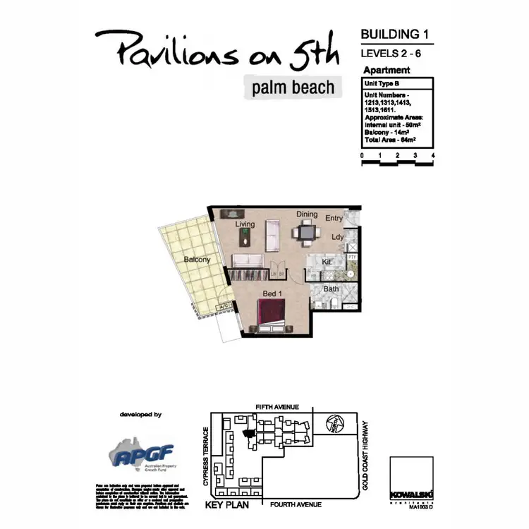 Floorplan of Homely unit listing, 1413/10 Fifth Avenue, Palm Beach QLD 4221