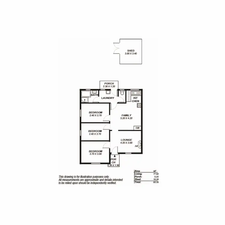 Floorplan of Homely house listing, 5 Church Crescent, Marion SA 5043