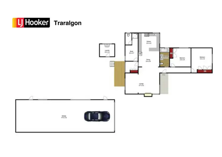 Floorplan of Homely house listing, 28 Garibaldi Street, Traralgon VIC 3844