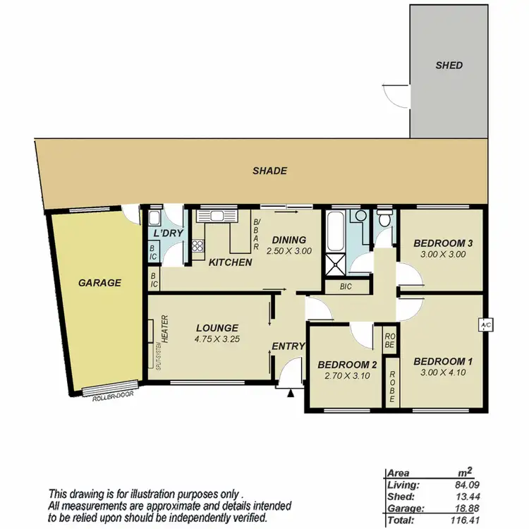Floorplan of Homely house listing, 6 Oakland Street, Modbury Heights SA 5092