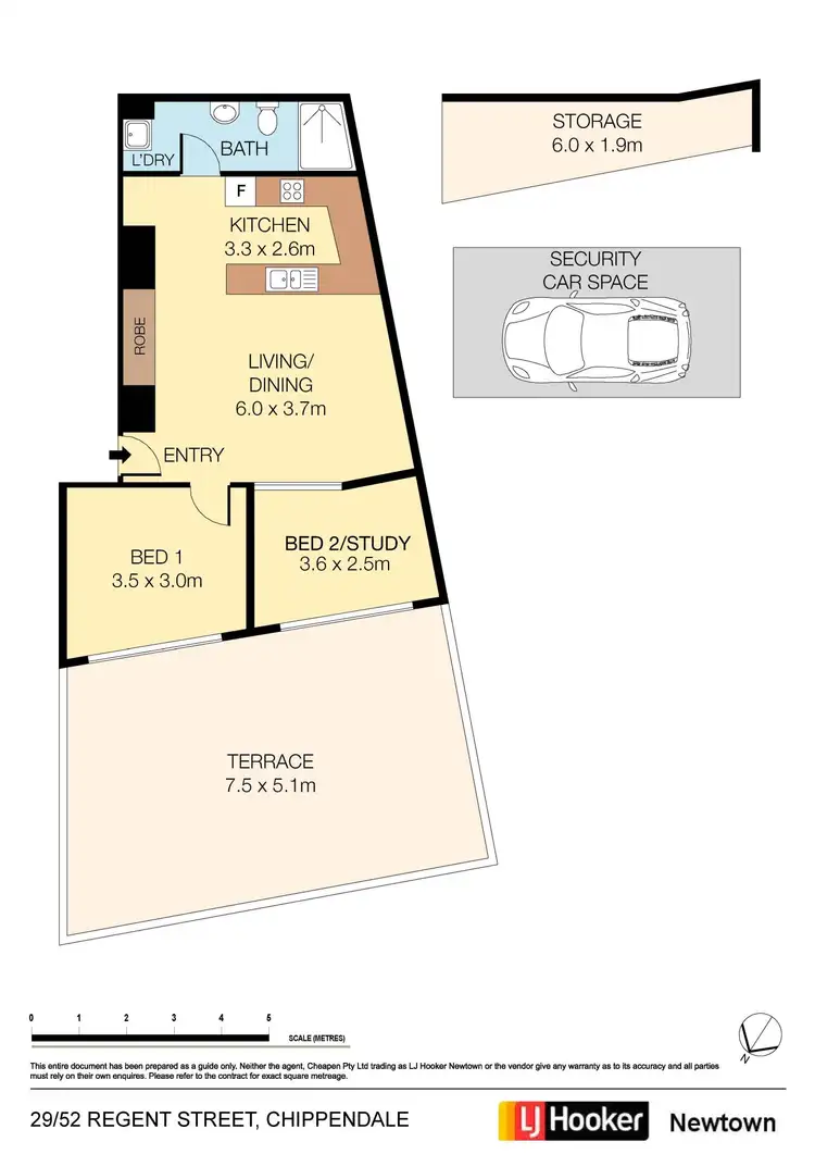 Floorplan of Homely apartment listing, 29/52 Regent Street, Chippendale NSW 2008