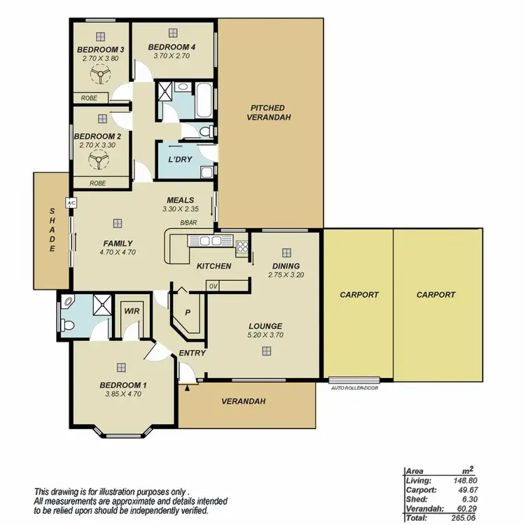 Floorplan of Homely house listing, 9 Malouf Court, Golden Grove SA 5125