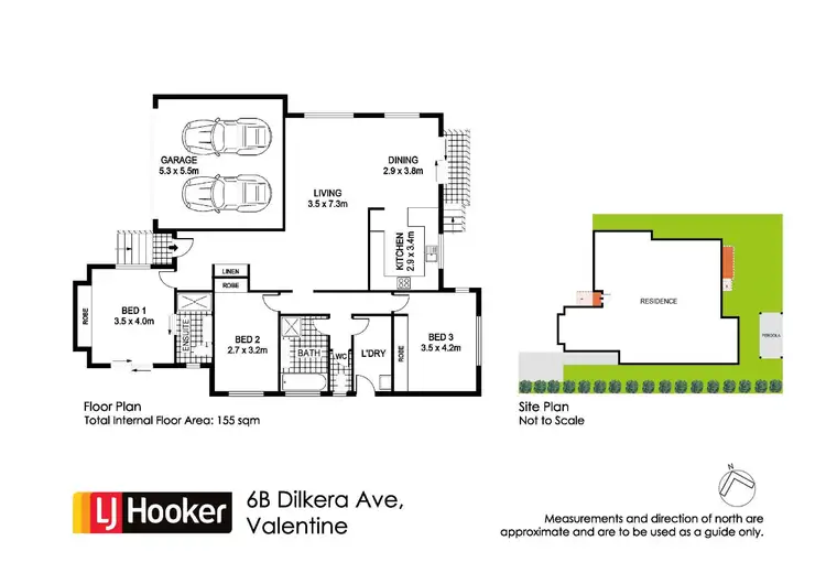 Floorplan of Homely house listing, 6B Dilkera Avenue, Valentine NSW 2280