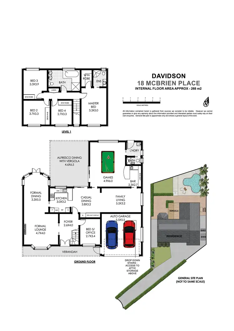 Floorplan of Homely house listing, 18 McBrien Place, Davidson NSW 2085